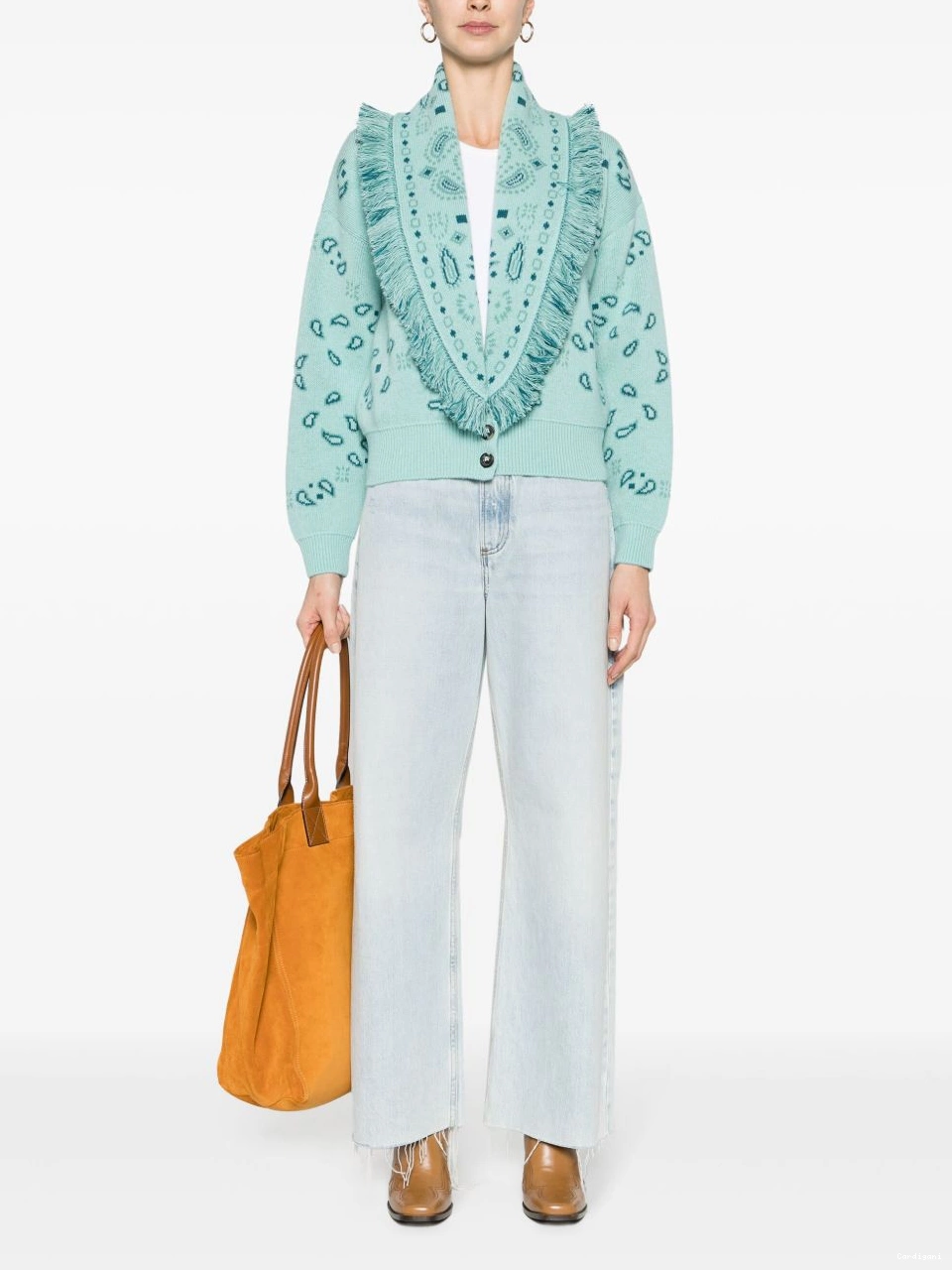 Affordable Alanui Women cardigan bomber bandana-jacquard 0712